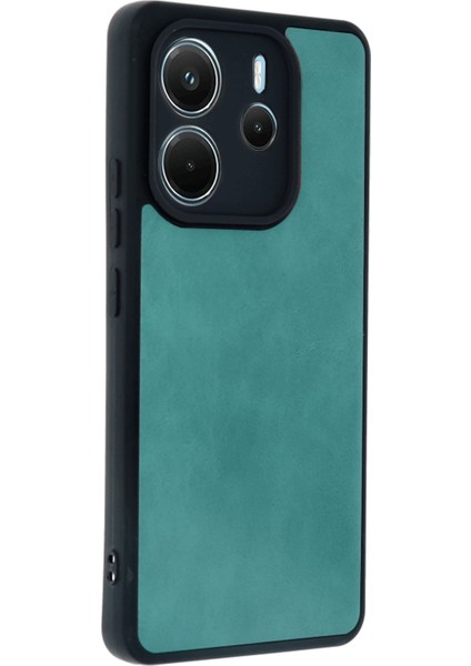 Xiaomi Redmi Note 14 4g Kılıf Aras Deri Kapak - Açık Yeşil Glstd