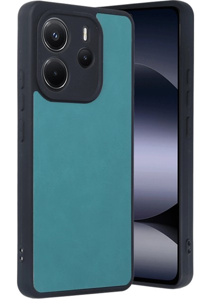 Xiaomi Redmi Note 14 4g Kılıf Aras Deri Kapak - Açık Yeşil Glstd