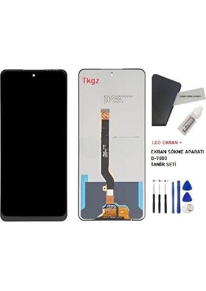 Tecno Pova 5 LCD Ekran Dokunmatik Service Pack + B-7000 + Tamir Seti fiyatları