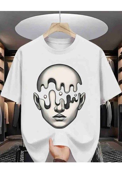 Beyin Bedava Baskılı Özel Tasarım Oversize Tshirt