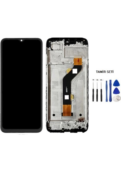 Tecno Spark 10C LCD Ekran Dokunmatik Service Pack - Full Çıtalı + Tamir Seti