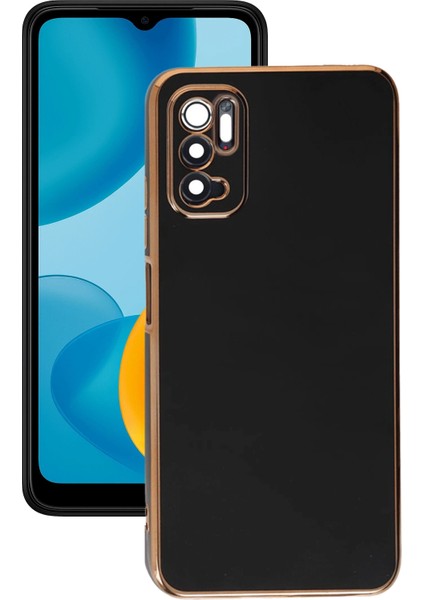 Xiaomi Redmi Note 11 Se Kılıf Volet Silikon - Siyah Glstd