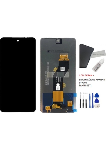 Infinix Smat 8 LCD Ekran Dokunmatik Service Pack + B-7000 + Tamir Seti fiyatları