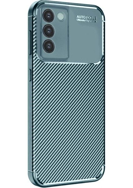 Vivo V30 Lite 4g Kılıf Auto Focus Karbon Kapak - Koyu Yeşil Nrmsa