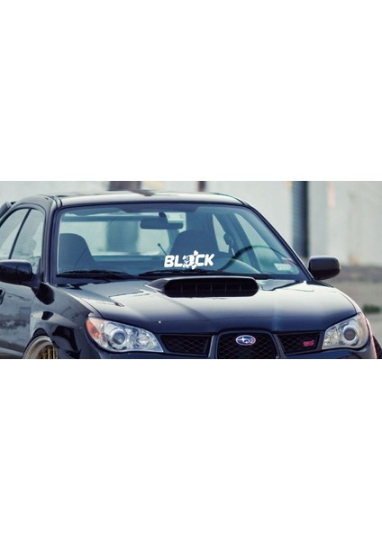Mti Creative Block Sticker Yazı Jdm Araba-Motosiklet Cam Etiket Sticker Block modelleri