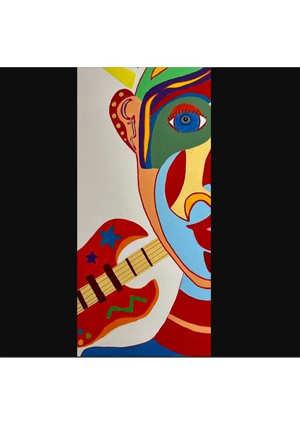 Taklitçilik 2023 Ispanya Tuval Üzerine Akrilik 78X60CM Pop Art