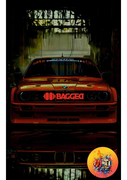 Mti Creative Bagged Sticker Yazı Jdm Araba-Motosiklet Cam Etiket Sticker Bagged