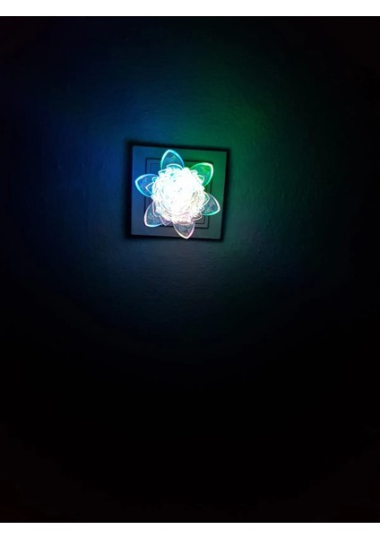 Büro Ev Ofis Için Gül Figürlü Renkli Rgb Dekoratif Aysınlatma Gece Lambası fırsatları