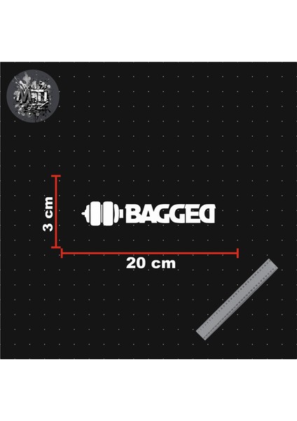 Mti Creative Bagged Sticker Yazı Jdm Araba-Motosiklet Cam Etiket Sticker Bagged fiyatları