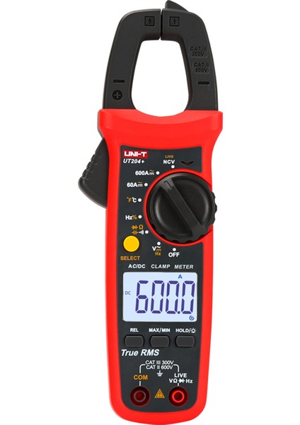Unit UT204+ Ac/Dc 600A True Rms Dijital Pens Ampermetre. 1 Ad Globe Bant, 1 Adet Kontrol kalemi, Hediyeli