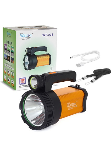 Büro Ev Ofis Kamp Keyfi Için Şarjlı Lamba Özel Işıklı Av Balıkçı Projektör Feneri fiyatları