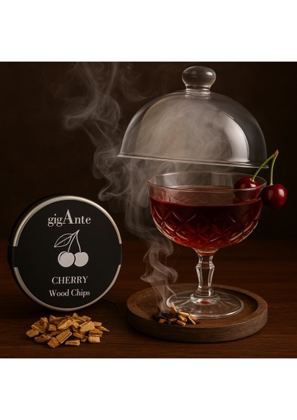 Kiraz Ağacı Tütsüleme Talaşı – Viski & Kokteyl Aromalandırma Talaşı | Doğal Ağaç Talaşı