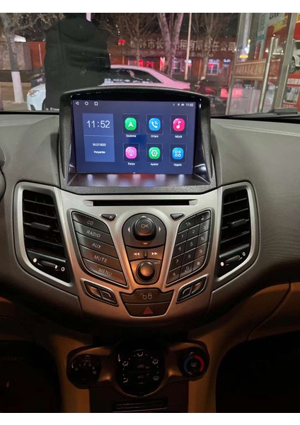 Ford Fiesta 2012 Yıl Uyumlu 9 Inç Android Multimedya Carplay+Android Auto+Navigasyon