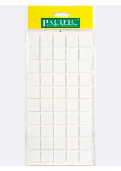 Kaydır.keçesi Kare 1plk=50 Ad 20X20 Beyaz