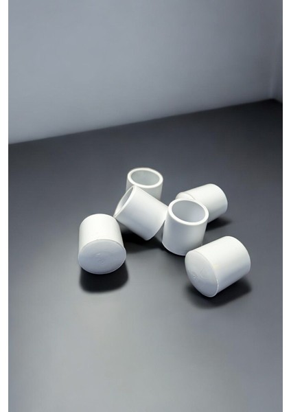 8 Adet Sessiz Tip Sandalye Pabucu Masa Sandalye Zemin Koruyucu 2,5 cm Beyaz indirimleri