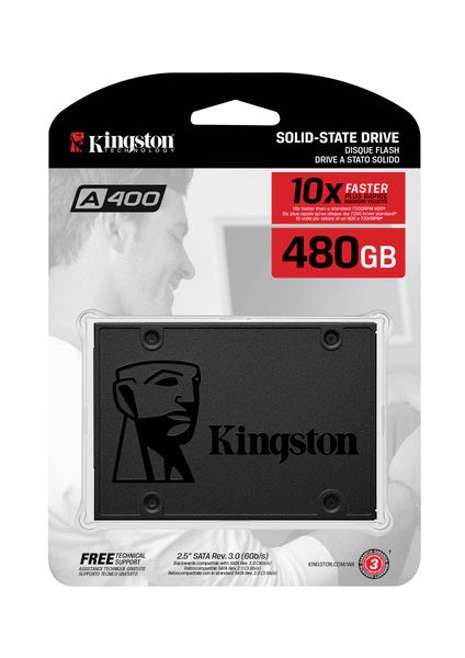 SA400S37/480G 480 GB A400 500/450MB/S 2.5 Inch Sata3 SSD Harddisk