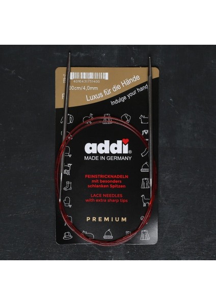 Addi 4,0mm 100cm Misinalı Dantel Şişi - 775-7