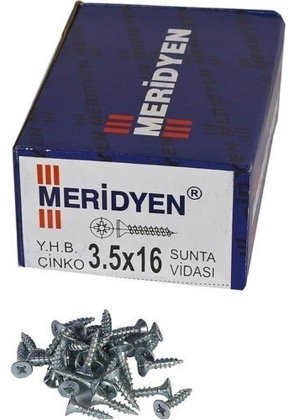 3,5X16 mm Sunta Vidası 1000 Adet