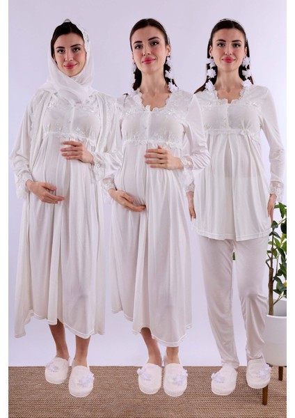 Tesettürlü Hamile Lohusa Set