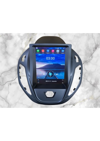 Ford Transit Courier 2014-2023 Uyumlu Tesla Android Multimedya Carplay+Android Auto+Navigasyon modelleri