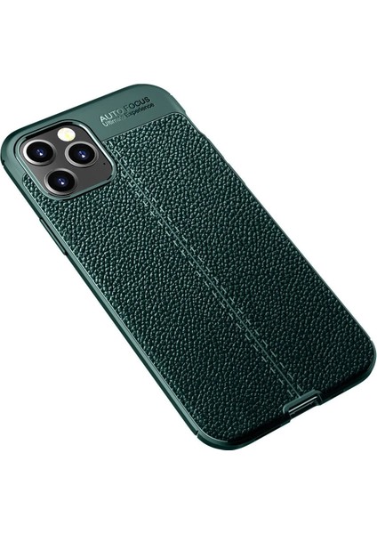 Apple iPhone 12 Pro Max Kılıf Auto Focus Kapak - Yeşil Nrmsa