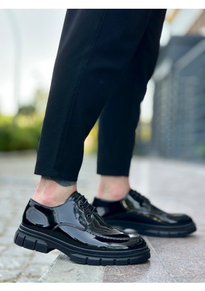 Ba0237 Bağcıklı Rugan Klasik Yüksek Taban Casual Erkek Ayakkabı fiyatları