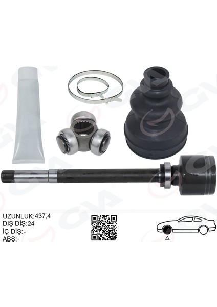 Aks Kafasi Sag On Ic Fiat Scudo 270 1.6 Mjt 07- Gnzrz