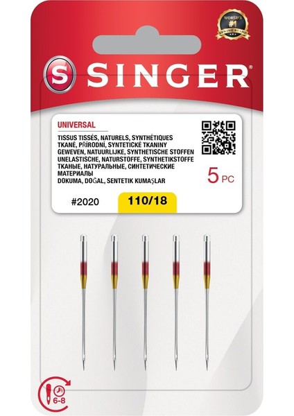 Iğne Standart 18 Numara (5'li Blıster)