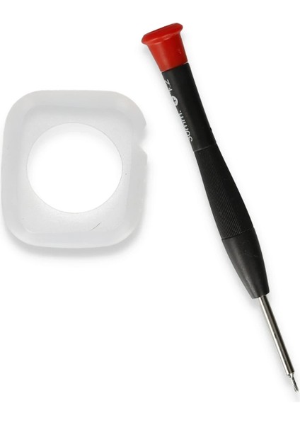 Apple Watch 44MM Metal Petek Kasalı Kordon - Siyah Nrmsa