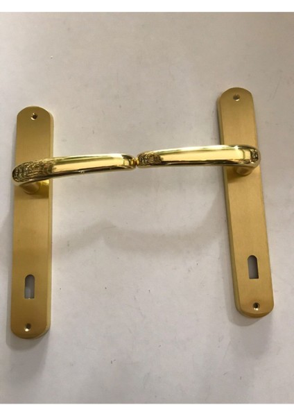 Doğanlar Eko Kanarya Pirinç Oda Kapı Kolu ( Sarı)