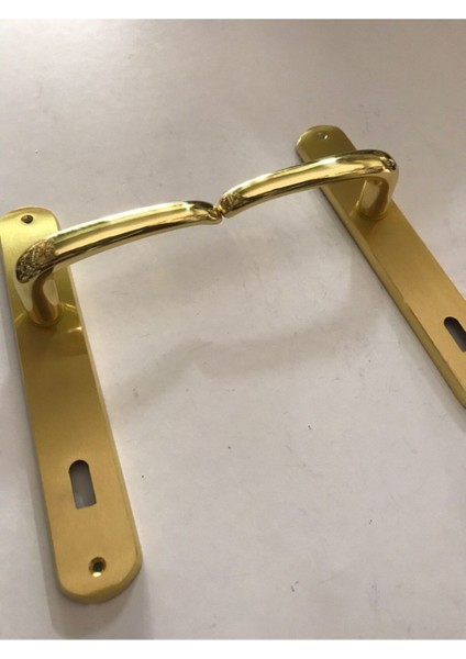 Doğanlar Eko Kanarya Pirinç Oda Kapı Kolu ( Sarı)
