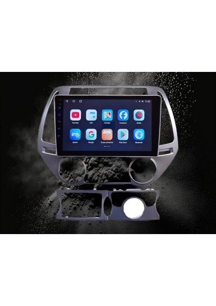 Hyundai I20 2010 Yıl Uyumlu 9 Inç Android Multimedya Carplay+Android Auto+Navigasyon modelleri