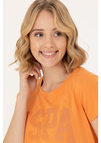 Kadın Basic Bisiklet Yaka Tişört