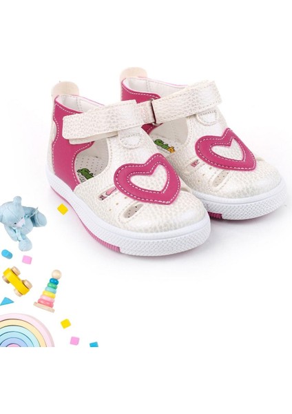 1713 Kız Bebek Ortopedik Ayakkabı Sandalet