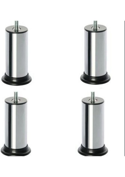Baza Koltuk Kanepe Ayağı Civatalı 12 cm (4 Adet) M8 Ince Diş