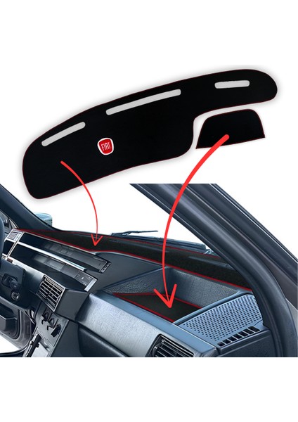 Fiat Tipo Tempra 5 Parça Nakışlı Oto Halı Paspas | Fiat Tipo Tempra Torpido Kaplama Koruma Halısı modelleri