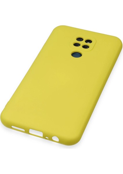General Mobile Gm 20 Kılıf Nano Içi Kadife Silikon - Sarı Nrmsa