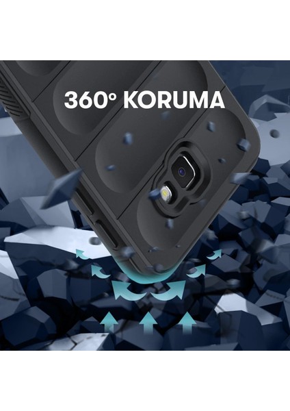 Samsung Galaxy J7 Prime Kılıf Optimum Silikon - Kırmızı Nrmsa