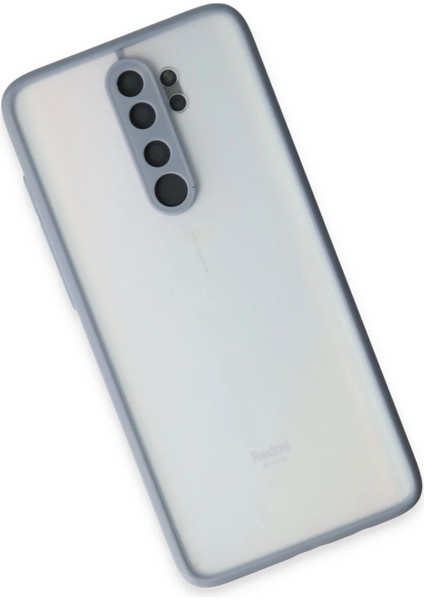 Xiaomi Redmi Note 8 Pro Kılıf Montreal Silikon Kapak - Gri Nrmsa