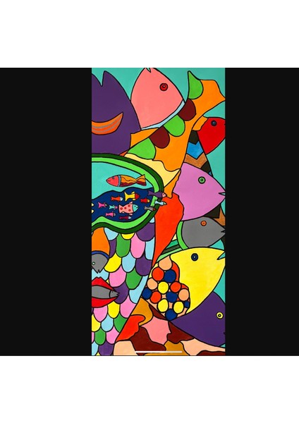 Iki Su Arasında 2023 Ispanya Tuval Üzerine Akrilik 80X60CM modelleri