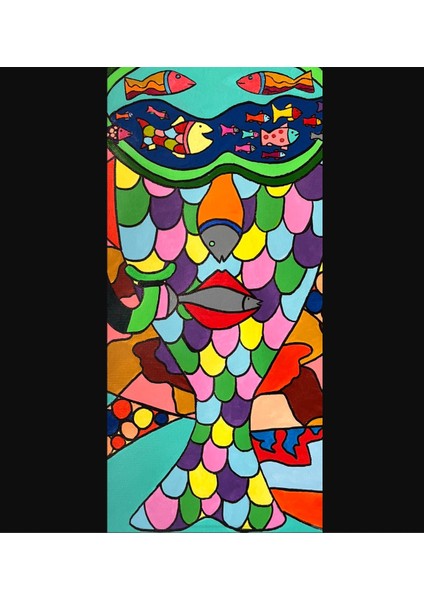 Iki Su Arasında 2023 Ispanya Tuval Üzerine Akrilik 80X60CM indirimleri