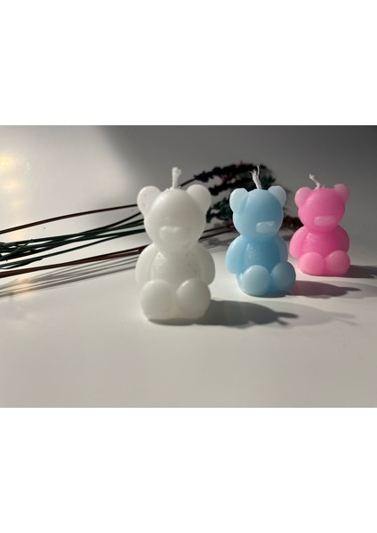 Hediyelik Mum Ayıcık 20'li Sünnet-Baby Shower Özel Günler Için Hediyelik Mum