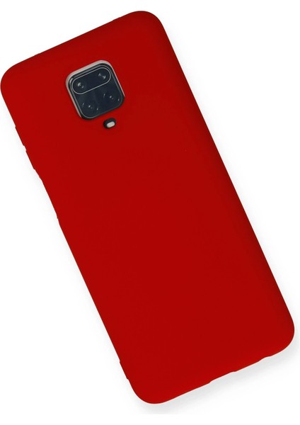 Xiaomi Redmi Note 9 Pro Kılıf Nano Içi Kadife Silikon - Kırmızı Nrmsa
