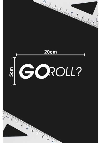 Go Roll Sticker - Jdm Sticker - Jdm Sticker - Oto Sticker - Araba Sticker - Cam Sticker fiyatları