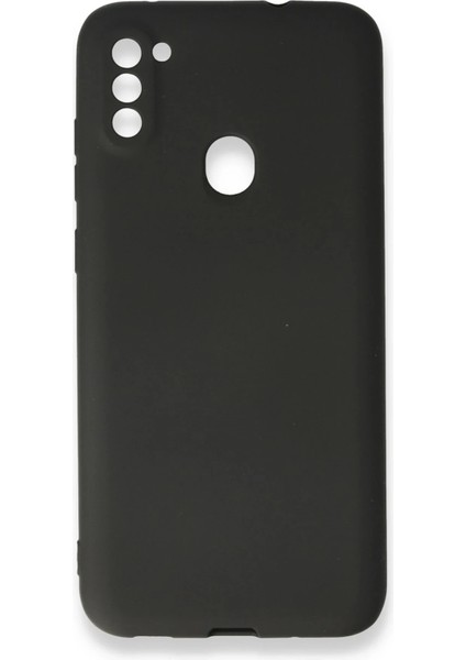Samsung Galaxy A11 Kılıf First Silikon - Siyah Nrmsa