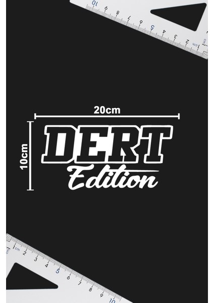 Dert Edition Sticker - Jdm Sticker - Oto Sticker - Araba Sticker - Cam Sticker fiyatları