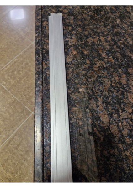 Parke Eşik Çıtası Geçmeli Z Model Alüminyum Profil 90 Cm/3 Adet.
