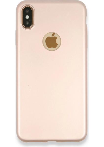 Iphone Xs Max Kılıf First Silikon - Rose Gold Nrmsa