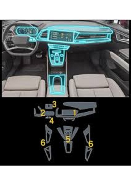 Audi Q4 E Tron 2022 2025 Nano Tpu Koruma 22 Li Ful Takım