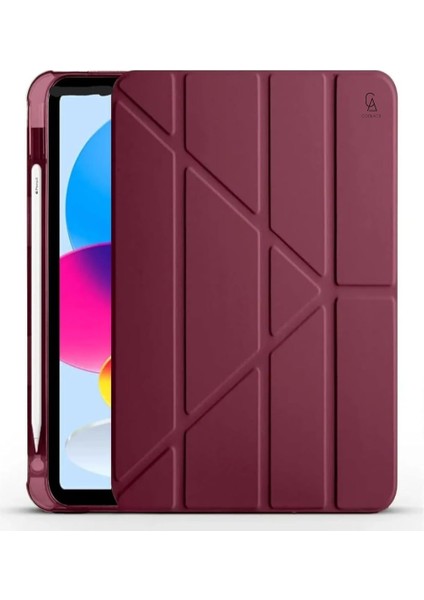 Xiaomi Pad 7 11.2 Inç Uyumlu Kılıf 3 Farklı Stand Kalemlikli Tri Folding Tablet Kılıfı